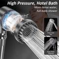 High pressure 3-Setting Clean Flow hair shower