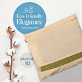 Cotton Saree Bags-Covers (Pack of 10)