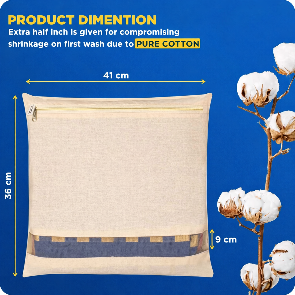 Cotton Saree Bags-Covers (Pack of 10)