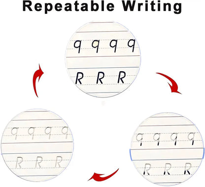Sank Magic Practice book (4 BOOKS,1 PEN,1 GRIP,10 REFILL) Pack of 1