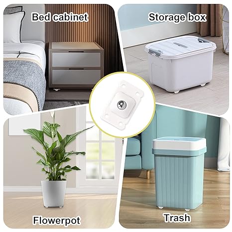 Heavy Duty 360° Rotating Moving Wheels "Furniture Mover Wheels" ( Pack Of 12 )