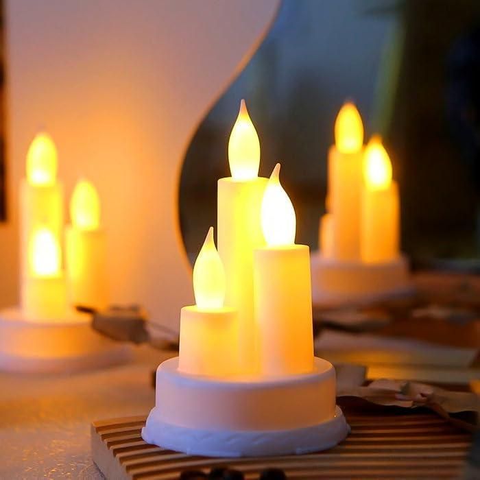 2 Pcs LED Candles Lights 🕯️🕯️