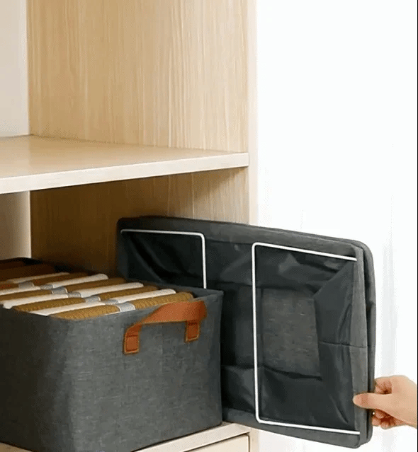 Foldable Stackable Storage Box Clothe Organizer (Pack of 3)