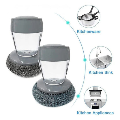 2 in 1 Liquid Soap Dispensing Cleaning Brush | 🔥BUY 1 GET 1 FREE🔥