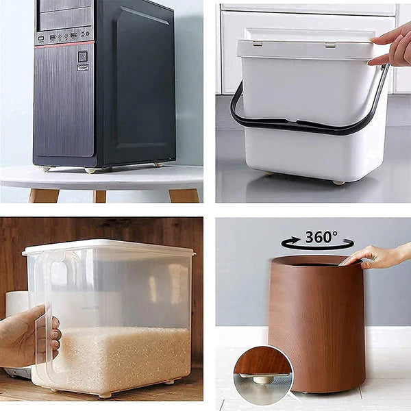 Heavy Duty 360° Rotating Moving Wheels "Furniture Mover Wheels" ( Pack Of 12 )