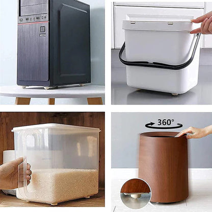 Heavy Duty 360° Rotating Moving Wheels "Furniture Mover Wheels" ( Pack Of 12 )